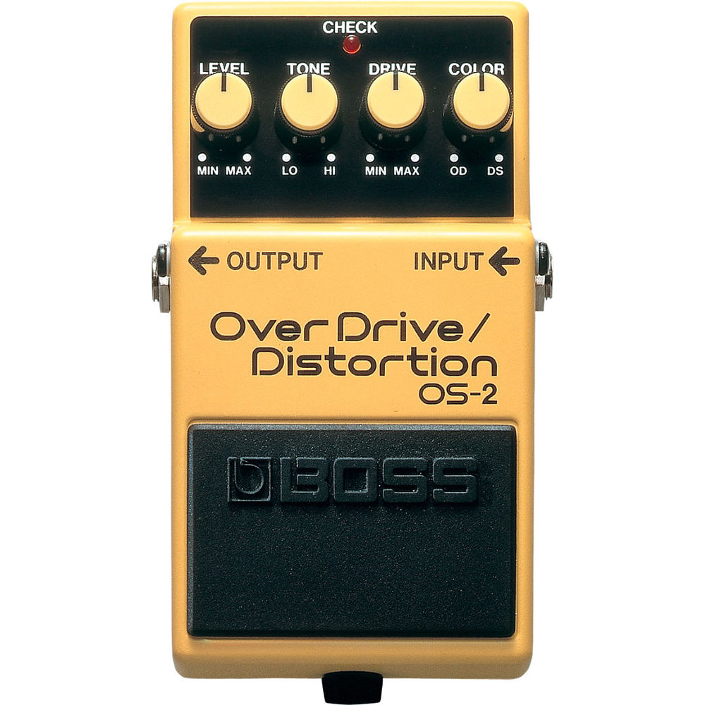 Boss OS-2 Overdrive and Distortion Guitar Effects Pedal