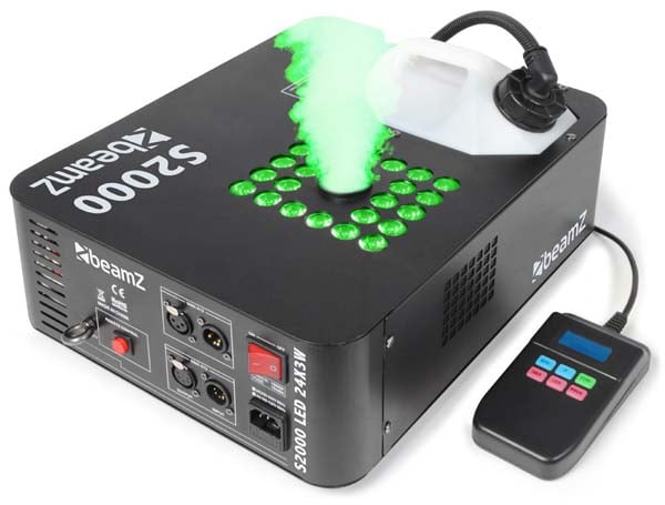 Beamz S2000 Coloured Smoke Machine with DMX 2000W