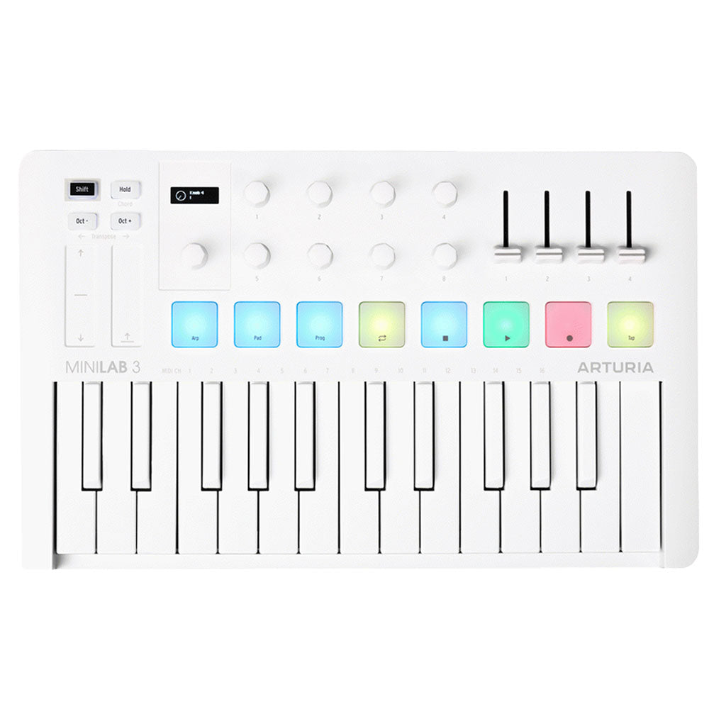 Arturia MINILAB-MK3 Alpine White MIDI Keyboard 25 Key