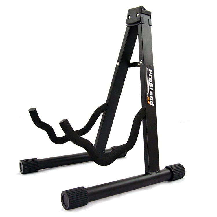 Guitar Stand - Acoustic & Electric - Black A Frame - AVE GS010