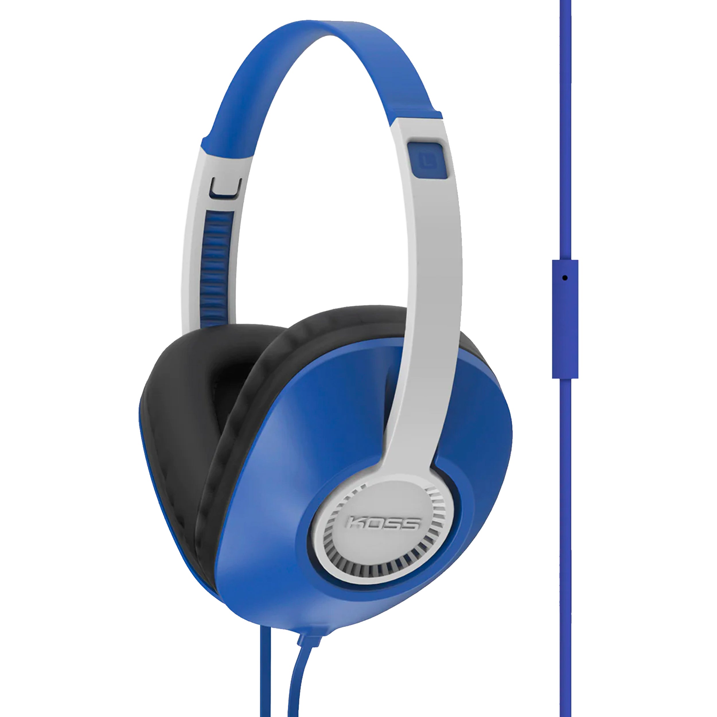 Koss UR23iB Blue Over Ear Headphones with In-Line Microphone