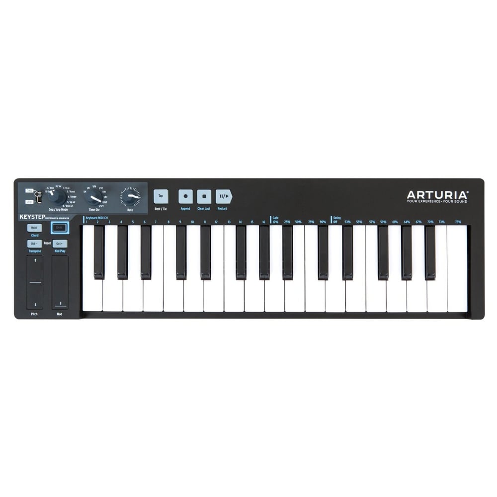 Arturia Keystep Black Portable MIDI Keyboard Controller