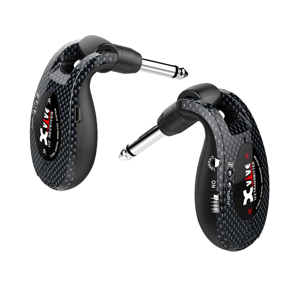 XVIVE U2 Carbon CF Guitar Wireless System 2.4GHZ
