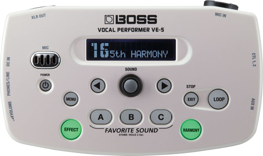Boss VE-5WH Vocal Performer - White