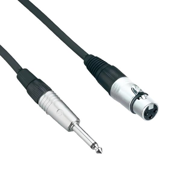 Connex XFJM-3 Pro XLR Female to Jack Male Cable 3m