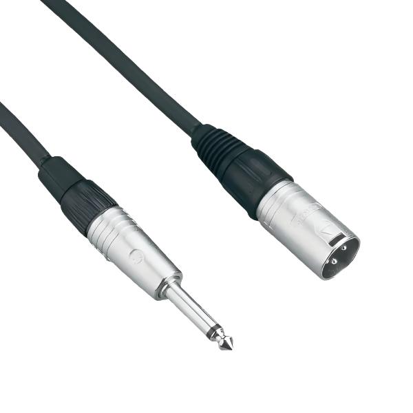 Connex XMJM-3 Unbalanced XLR Male to Jack Male Cable 3m