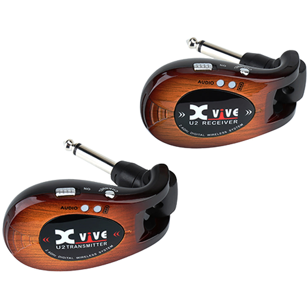 XVIVE U2 Sunburst Guitar Wireless System 2.4ghz