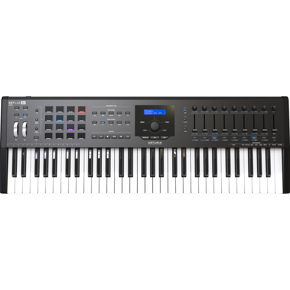 Arturia Keylab 61 mkII Black 61 Key MIDI Keyboard