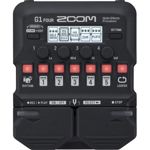 ZOOM G1 Four Guitar Multi-Effects Pedal