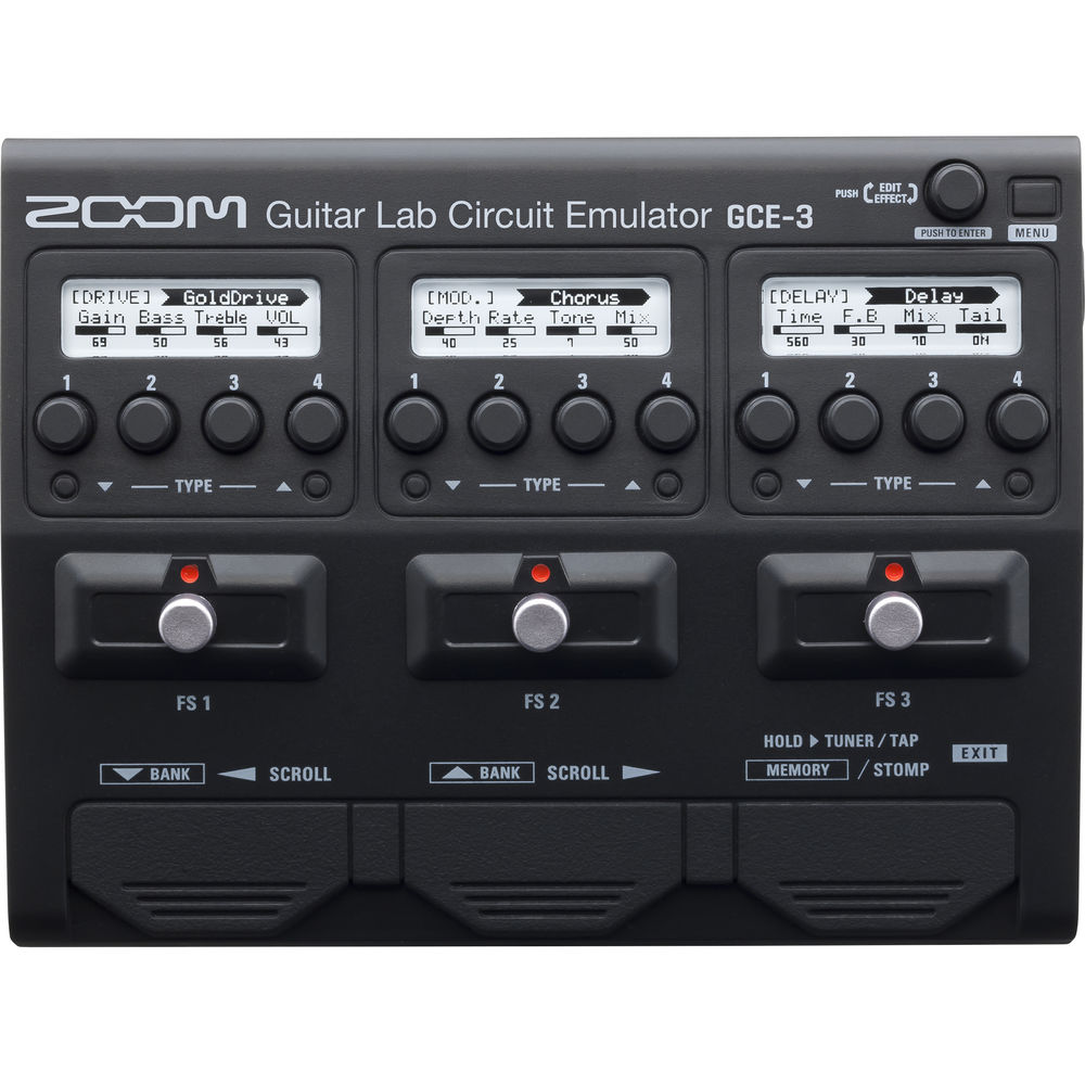 ZOOM GCE-3 Guitar Lab Circuit Emulator Effects Pedal