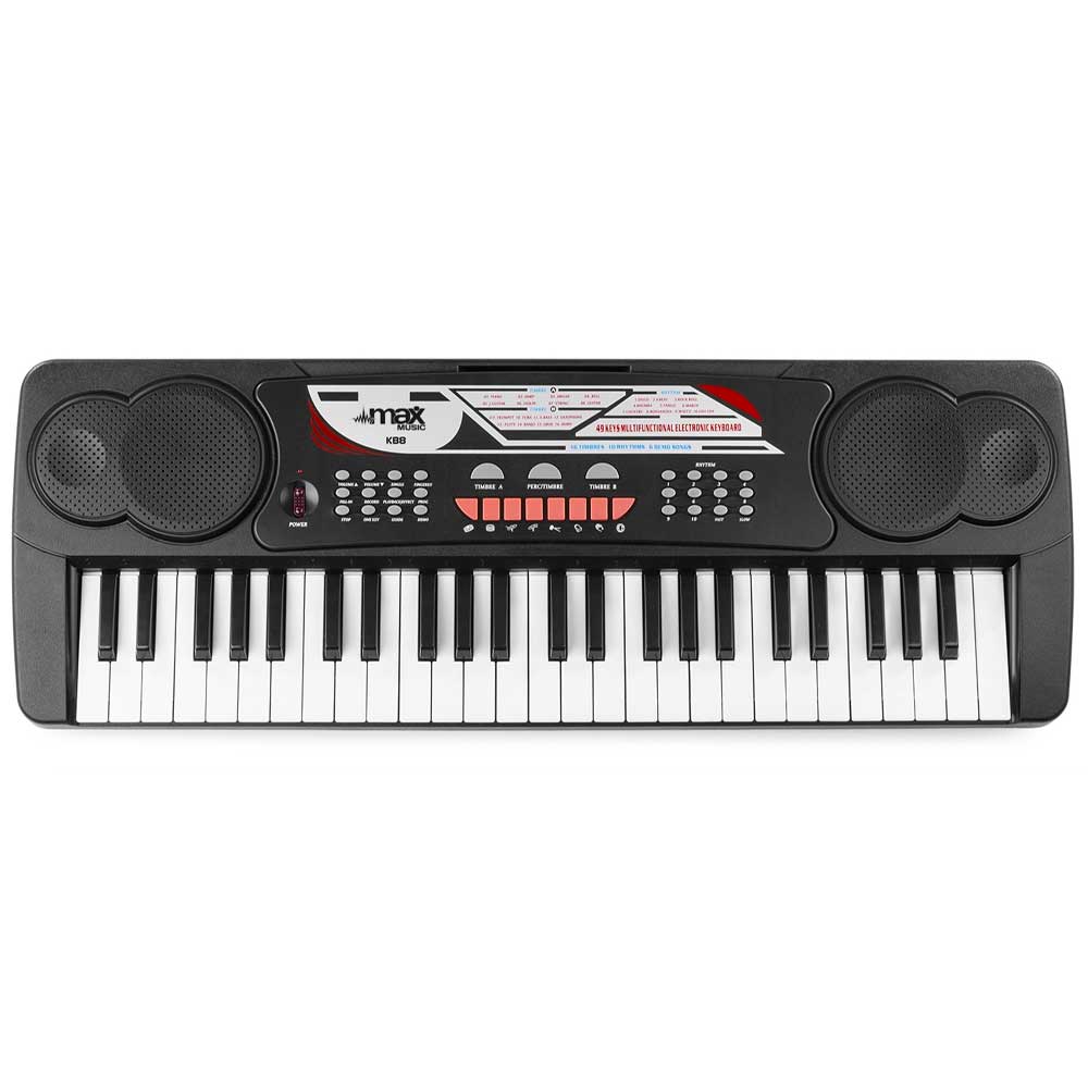 MAX KB8 49 Key Portable Electronic Keyboard