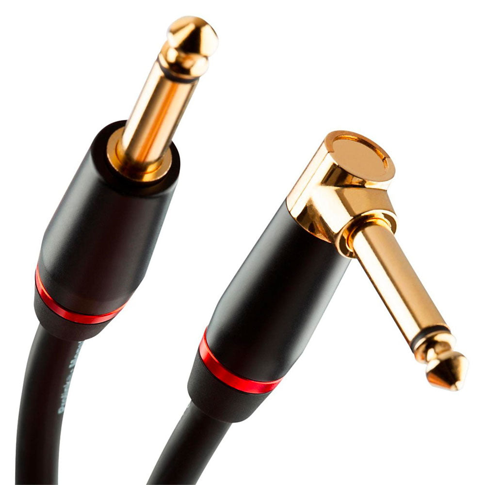 Monster Bass Instrument 1/4″ Cable – Straight to Right Angle – 12FT/3.6M