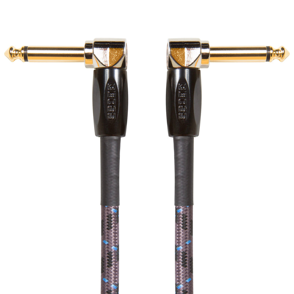 Boss BIC-3AA 1/4" TS Right-Angled Instrument Cable - 3ft
