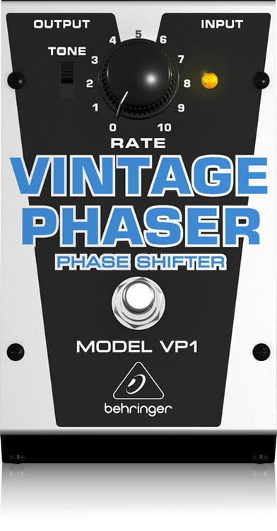 Behringer VP1 Vintage Phase Shifter Effects Pedal