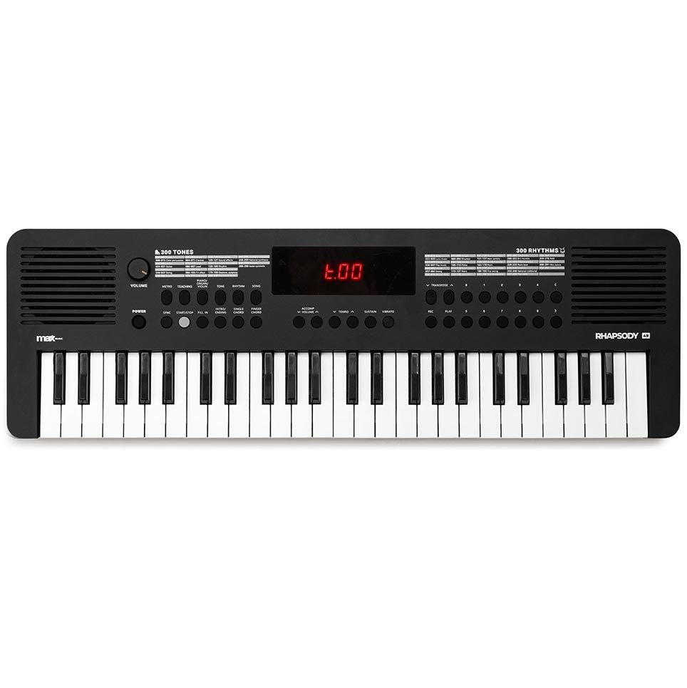Max Rhapsody49 Electronic Keyboard – 49 Keys