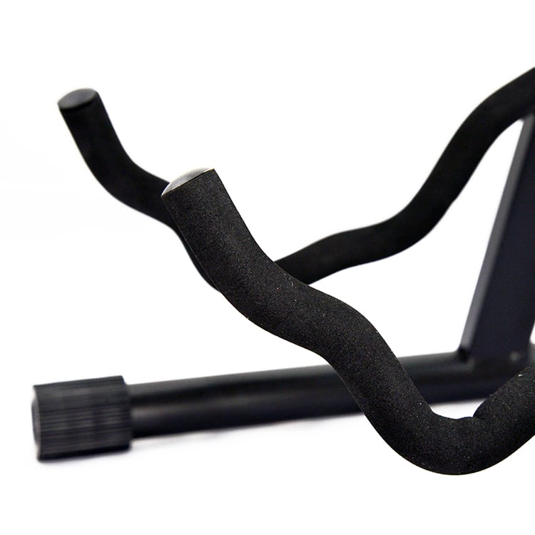 Guitar Stand - Acoustic & Electric - Black A Frame - AVE GS010
