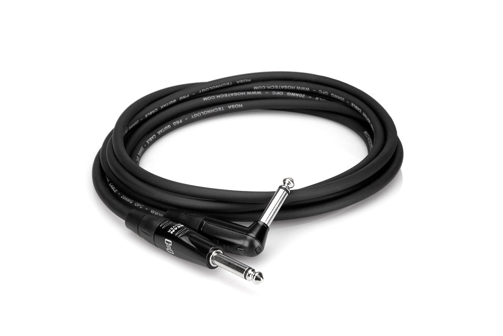Hosa HGTR-005R Right Angle Pro Guitar Cable 5ft