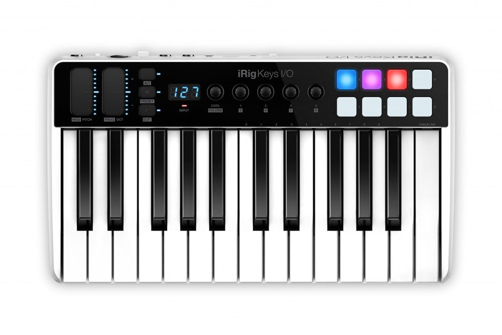 IK Multimedia iRig Keys I/O 25 MIDI Keyboard and Audio Interface