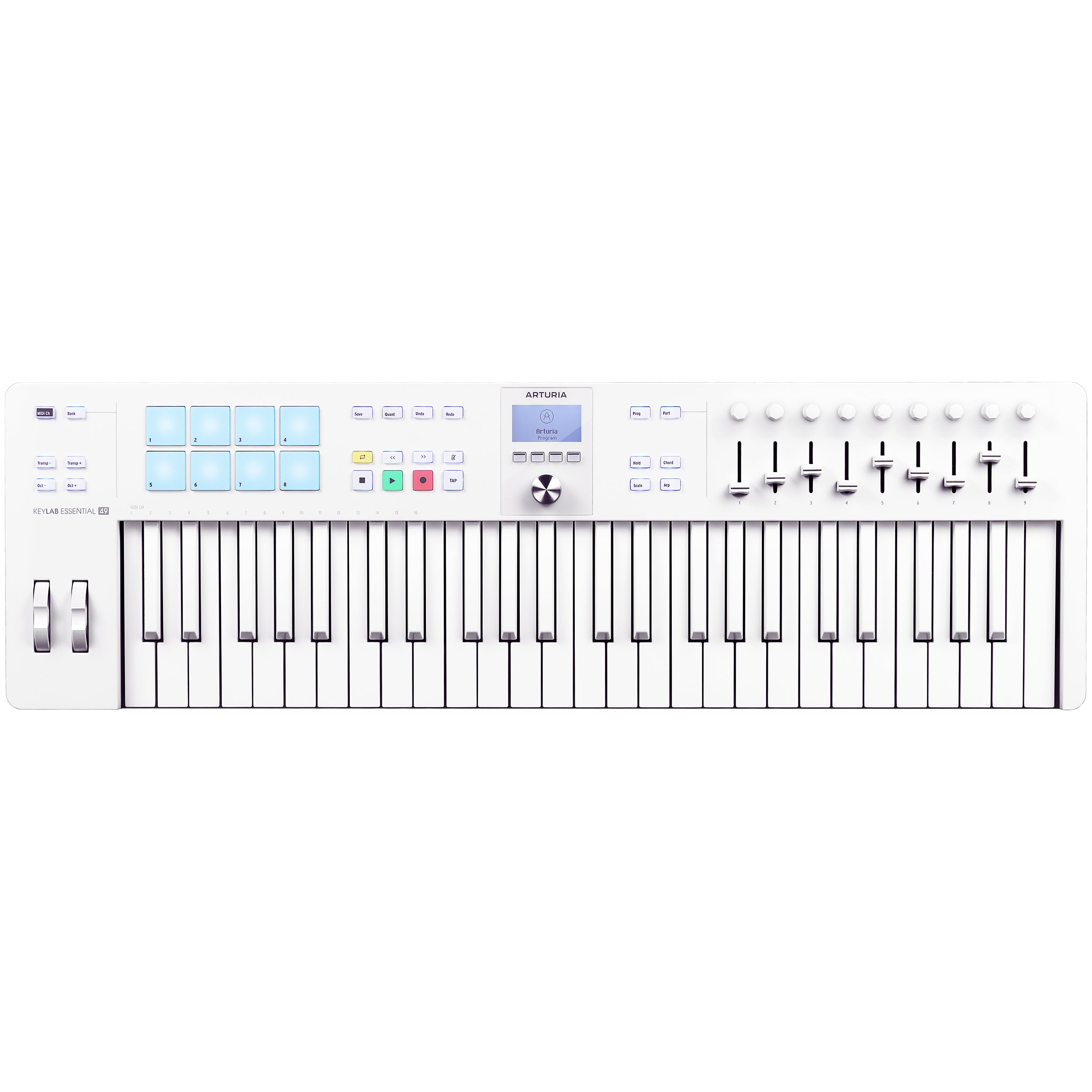 Arturia Keylab Essential MK3 49 Key Alpine White MIDI Keyboard