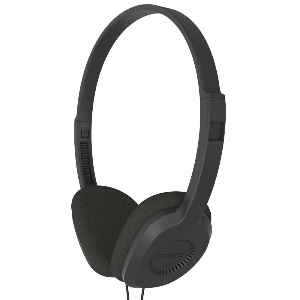 Koss KPH8K Lightweight On Ear Headphones - Black