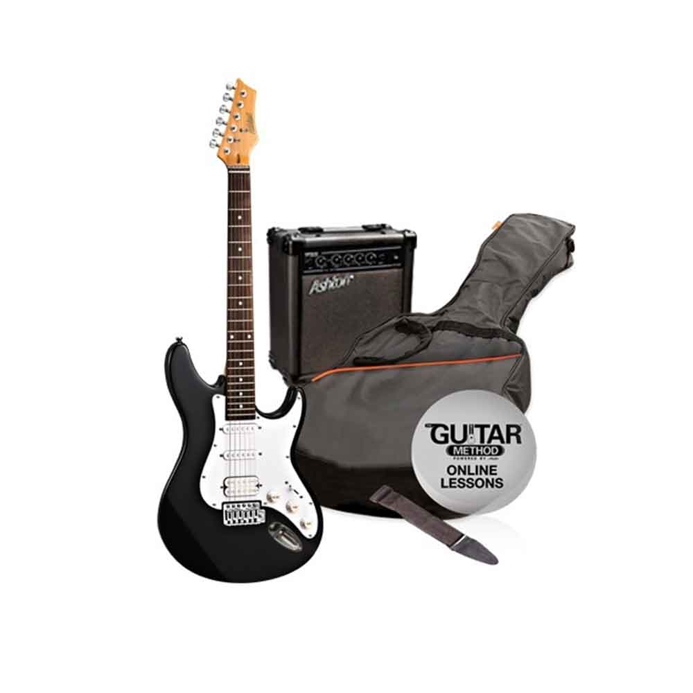 Ashton SPAG232BK Electric Guitar Pack Black