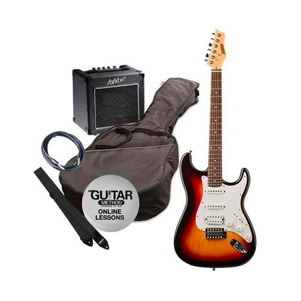 Ashton SPAG232TSB Electric Guitar Pack Sunburst