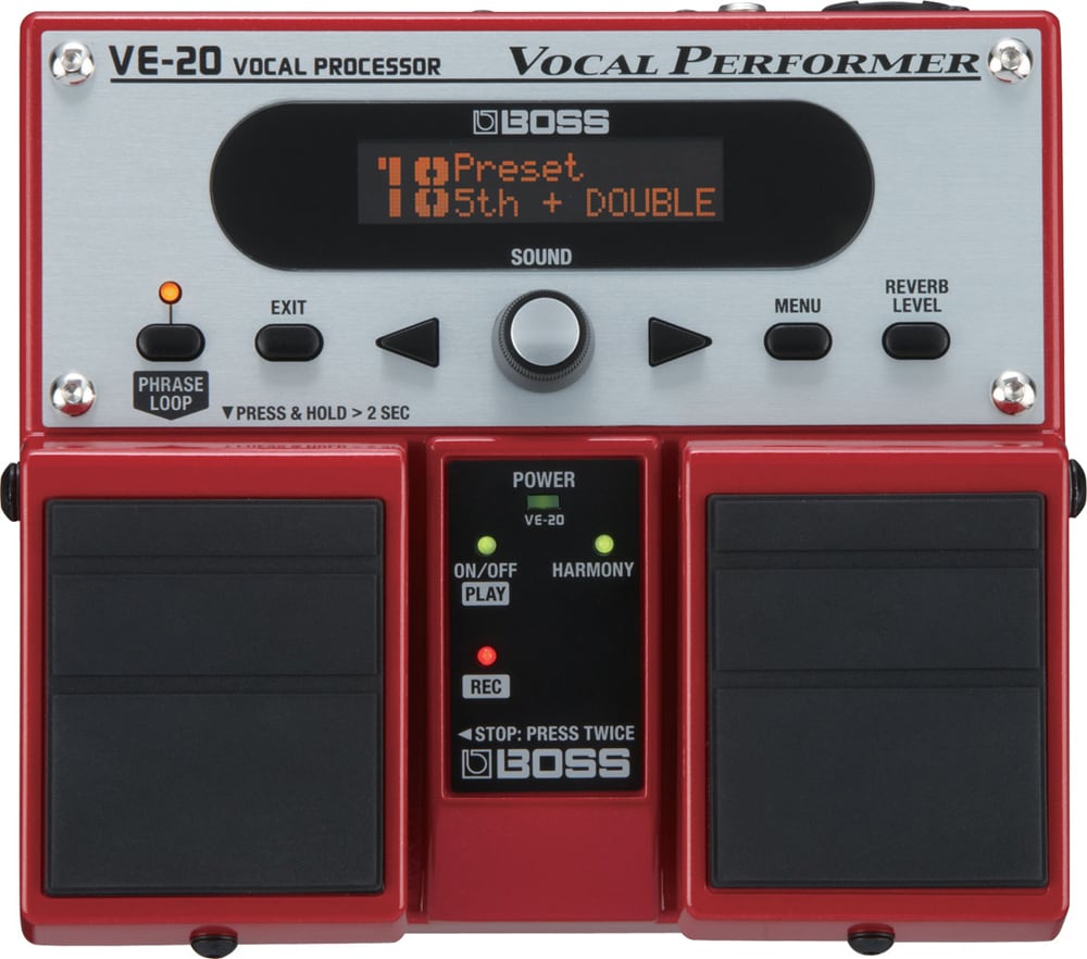 Boss VE-20 Vocal Performer Effects Pedal & Voice Looper