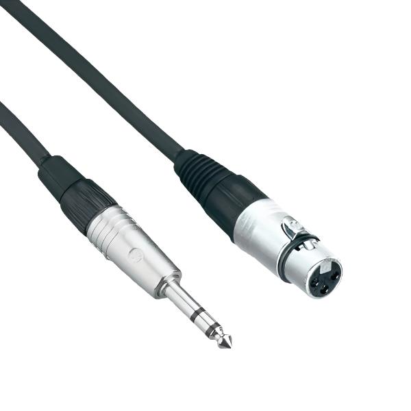Connex XFJS-1 Balanced XLR Female to Jack Male Cable 1.5m